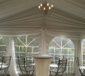 Draping & Chandelier