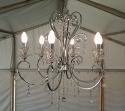 6 Light Chandelier With Crystal Detail