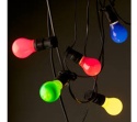 String Of Coloured Bulbs